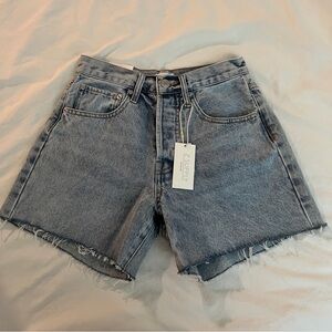 Z Supply Women's Hi-rise everyday Denim Shorts